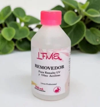 REMOVEDOR PARA UNAS ACRILICAS Y ESMALTE UV 250ML FEM COLOR