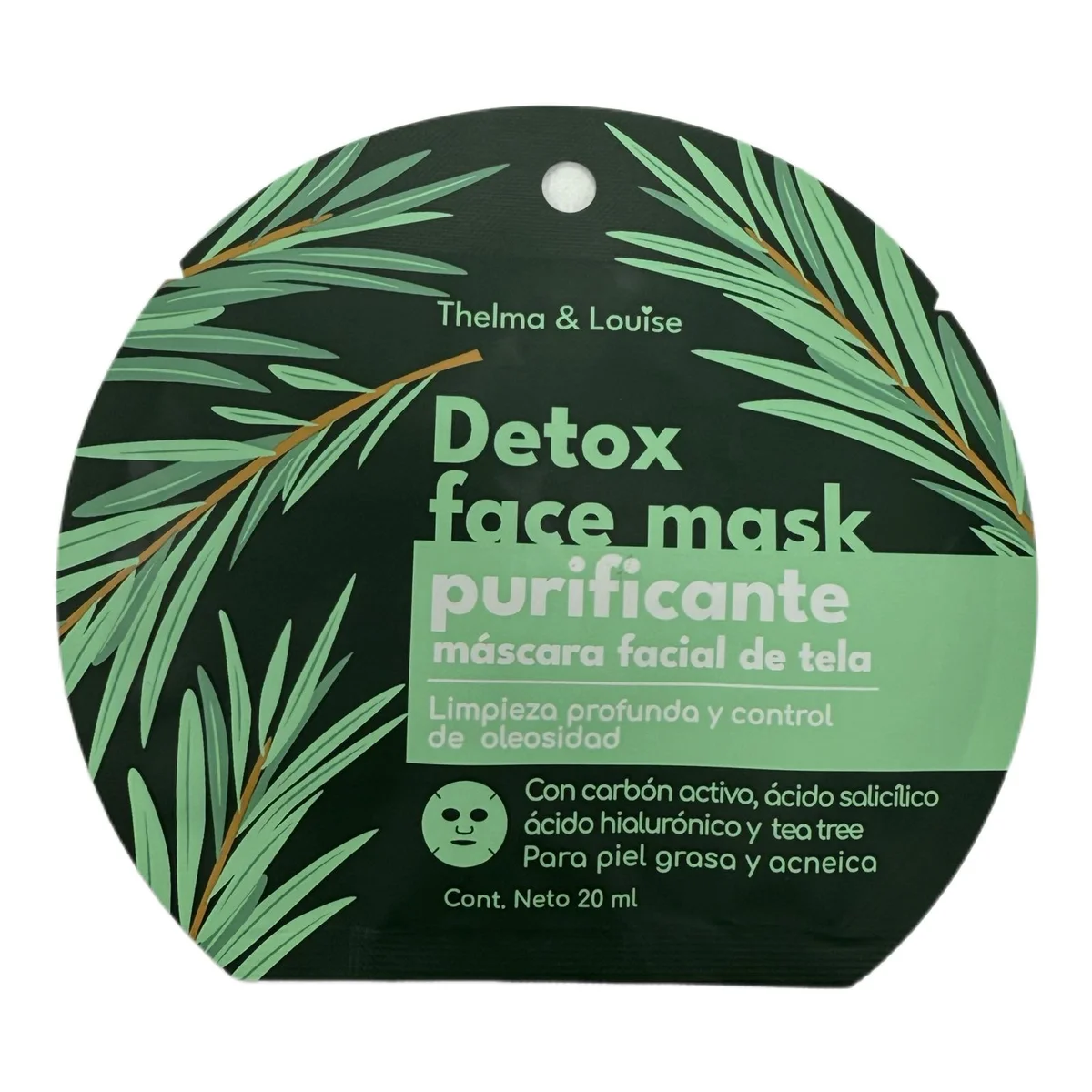 MASCARA FACIAL PURIFICANTE CARBON ACTIVADO TYL