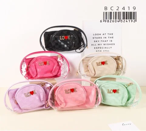 SET DE NECESER DUO TRANSPARENTE