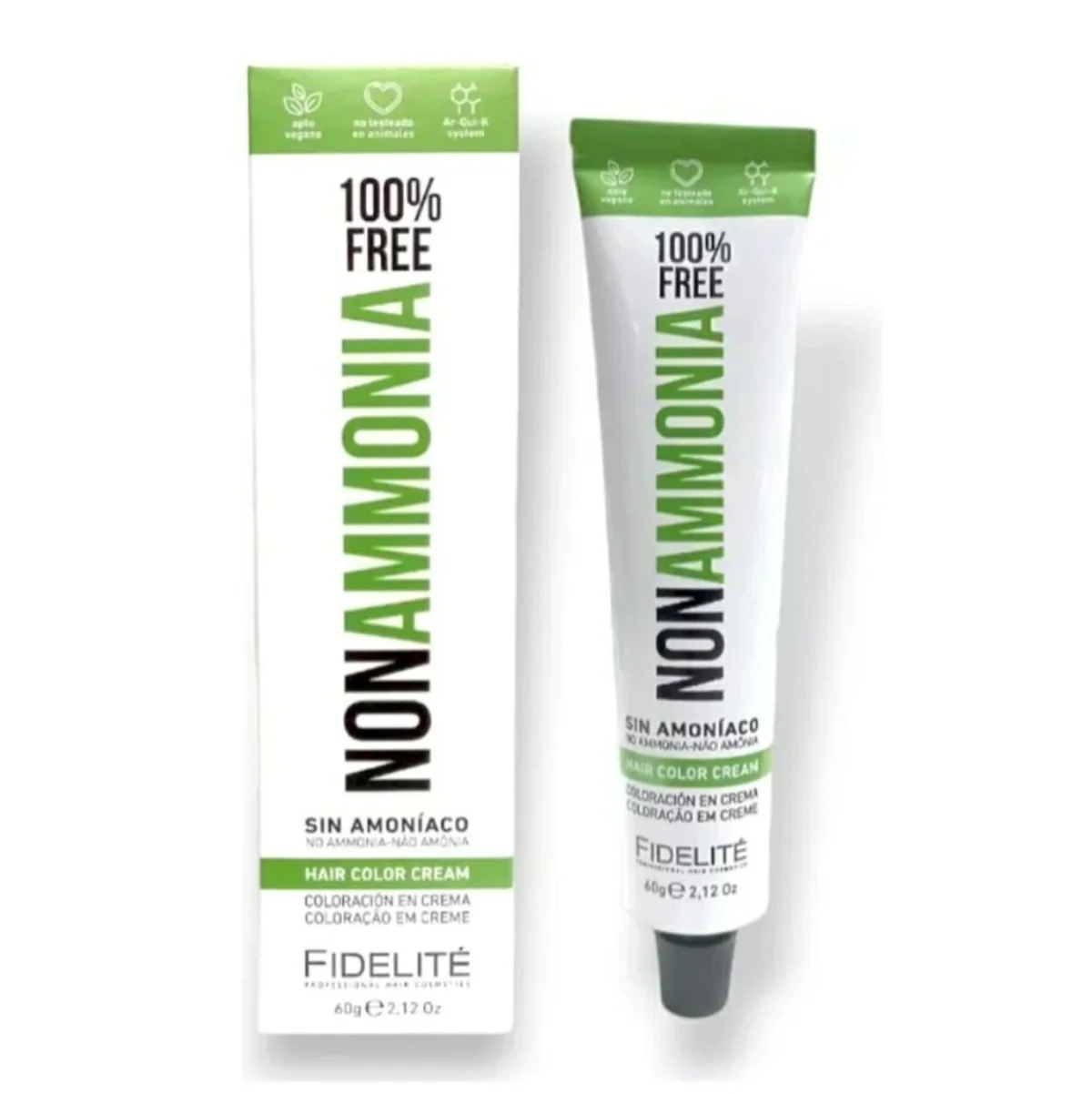 TINTURA EN CREMA- NON AMMONIA VEGANA 60G FIDELITE