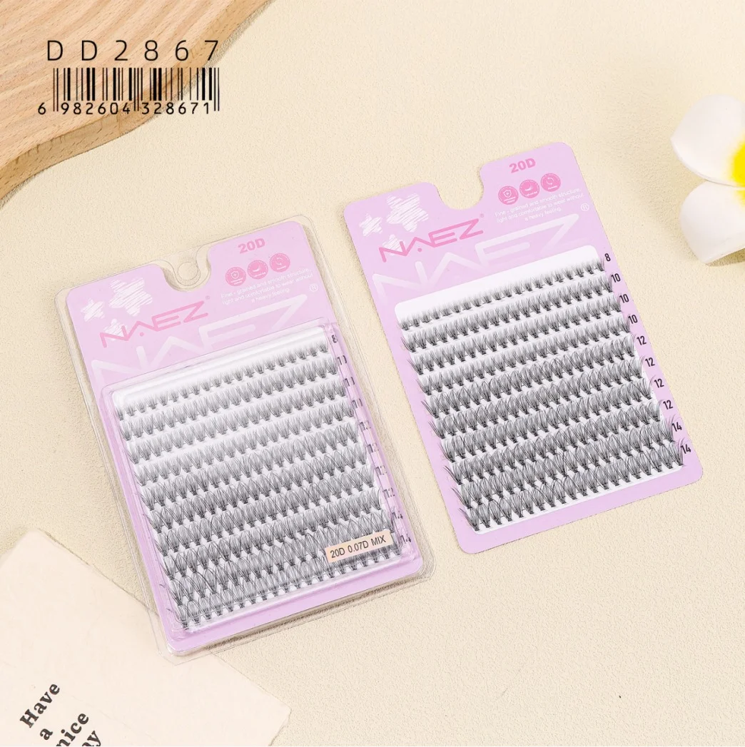 PESTANAS POSTIZAS DIY CLUSTER 20D 0.07D NAEZ