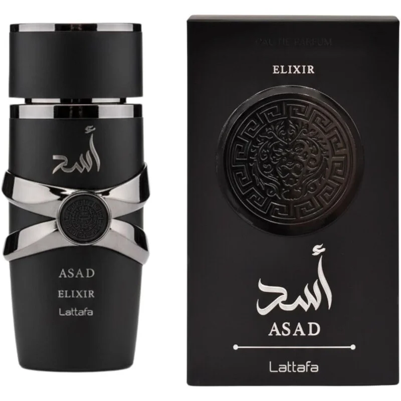 PERFUME LATTAFA ASAD BLACK ELIXIR 100ML