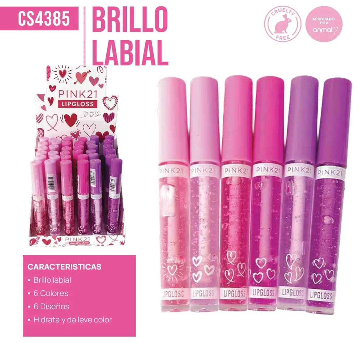 C*36 LIP GLOSS PINK21