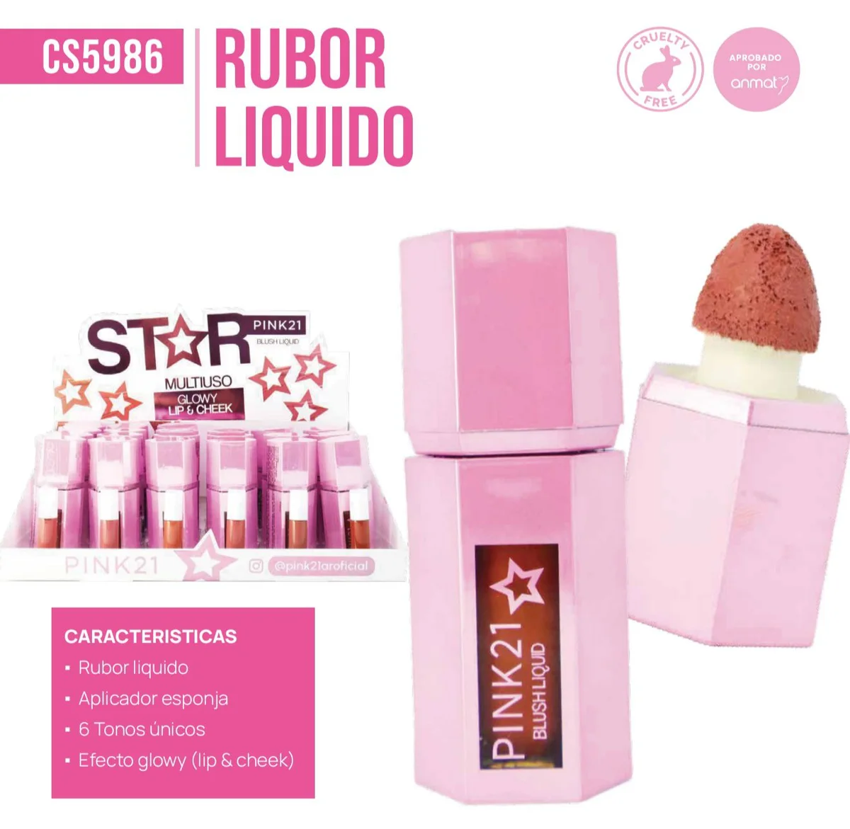 C*24 BLUSH LIQUID PINK21
