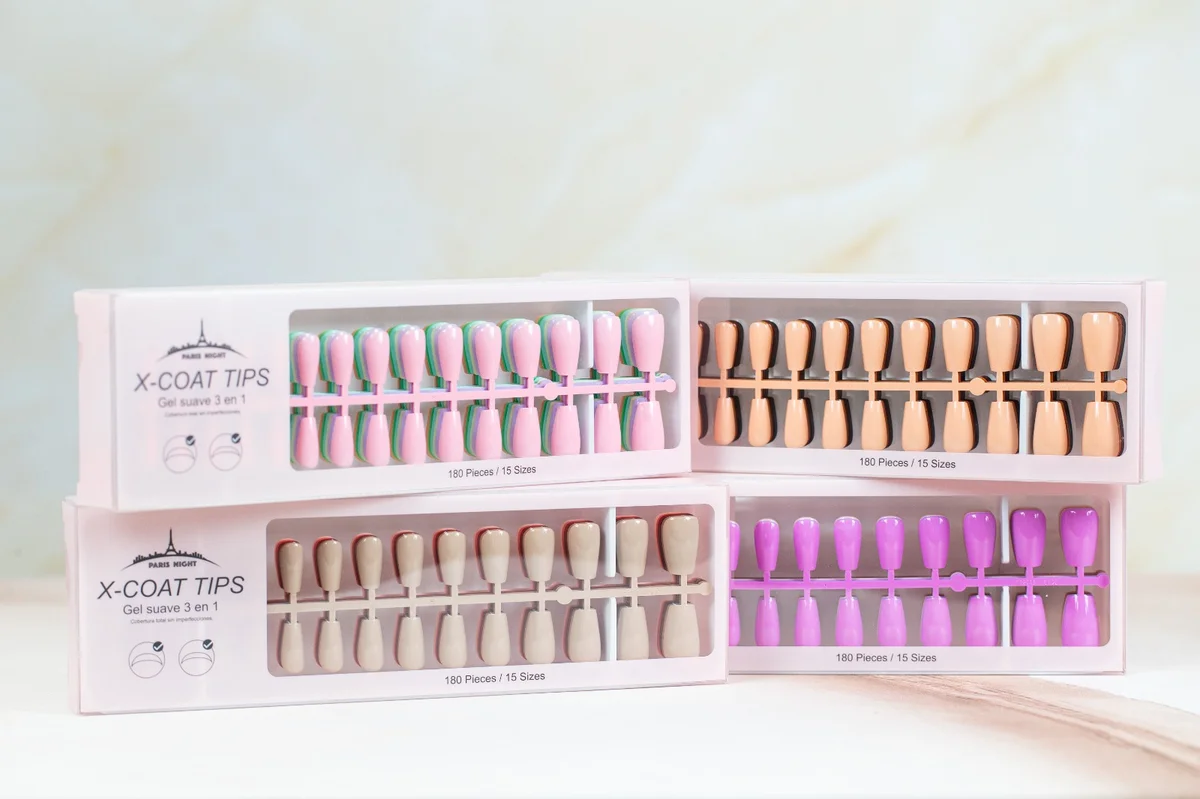TIP GEL 3EN1 PRESSON COFFIN3 MULTICOLOR 180PCS PARIS NIGHT
