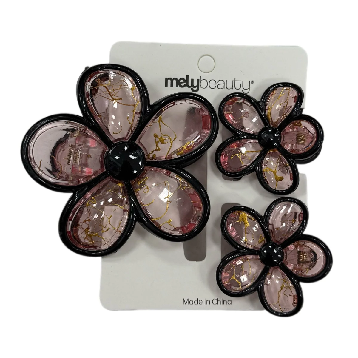 P*12 BROCHE DE PELO FLORES MELY