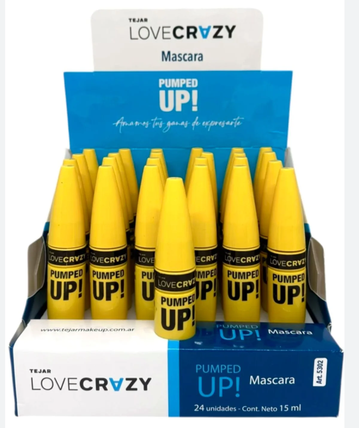 C*24 MASCARA P/PESTANA PUMPED UP TEJAR