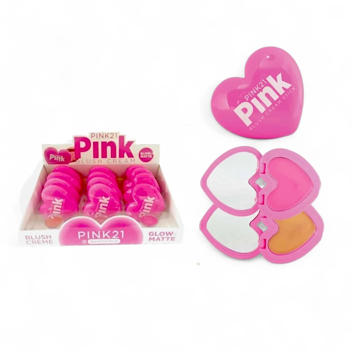 C*12 BLUSH CREAM STICK PINK21