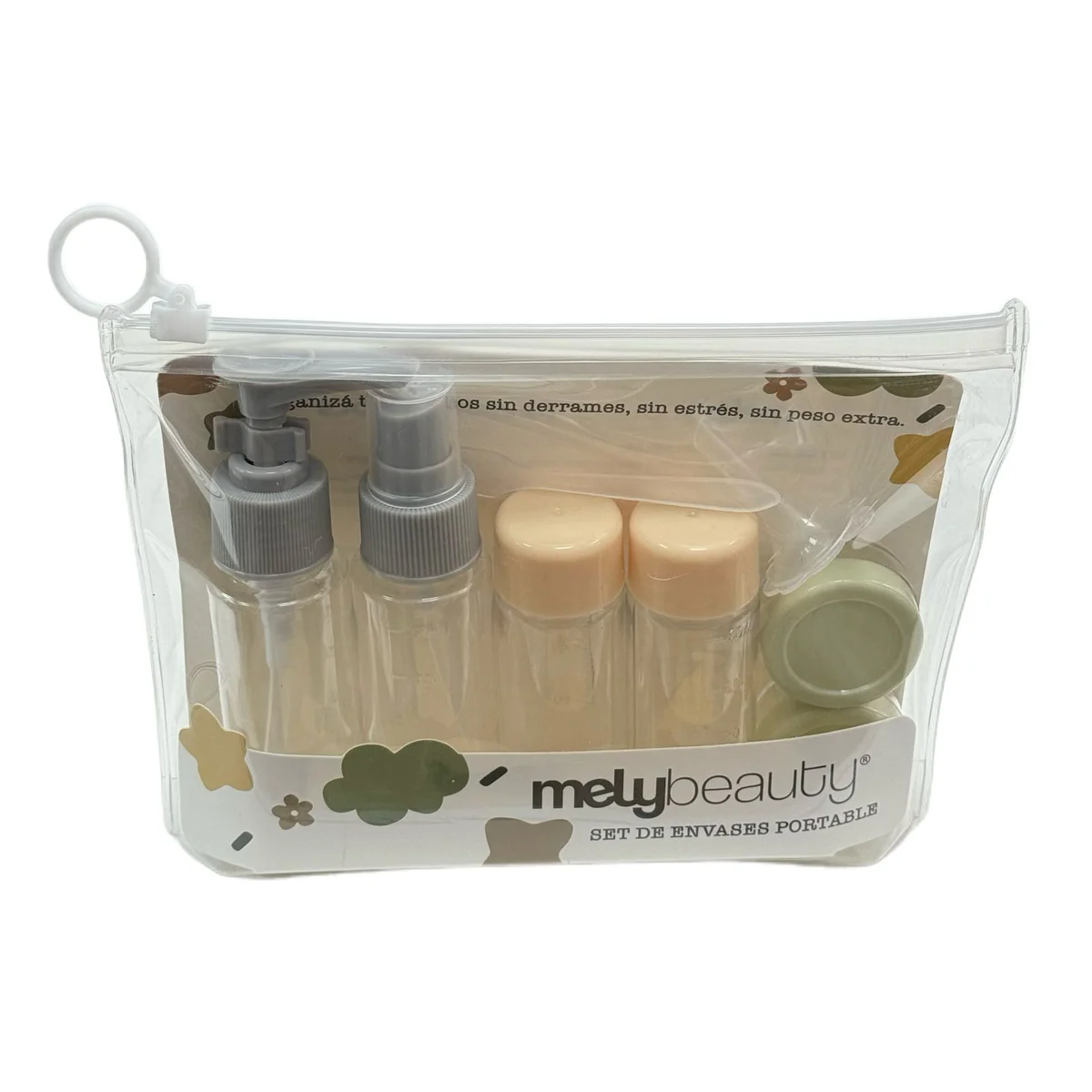 P*12 SET DE ENVASES PORTATIL PARA VIAJE X8 PIEZAS