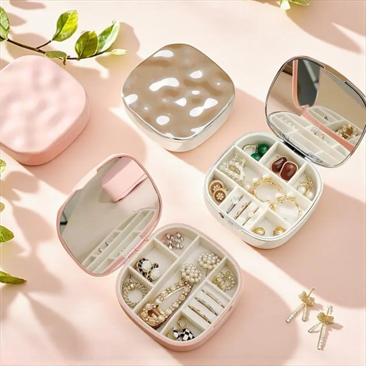 JOYERO PORTATIL CON ESPEJO