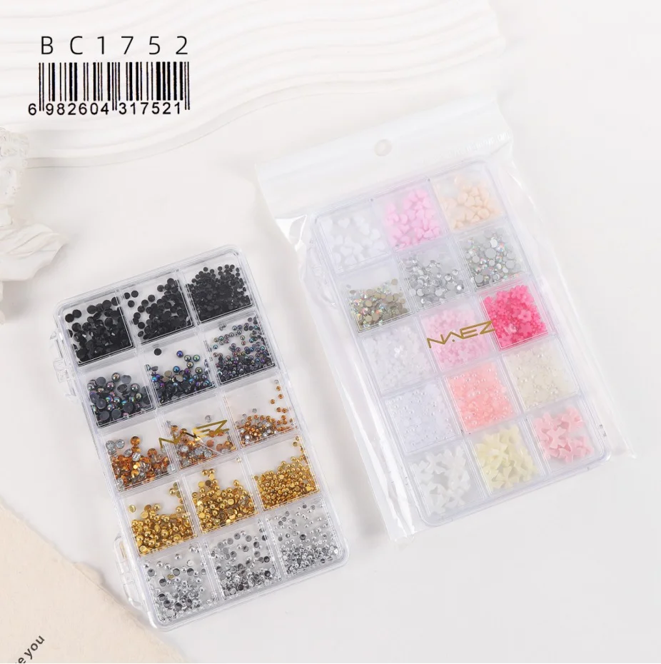 SET DE CRISTALES Y MICROBEADS PARA UNAS NAEZ