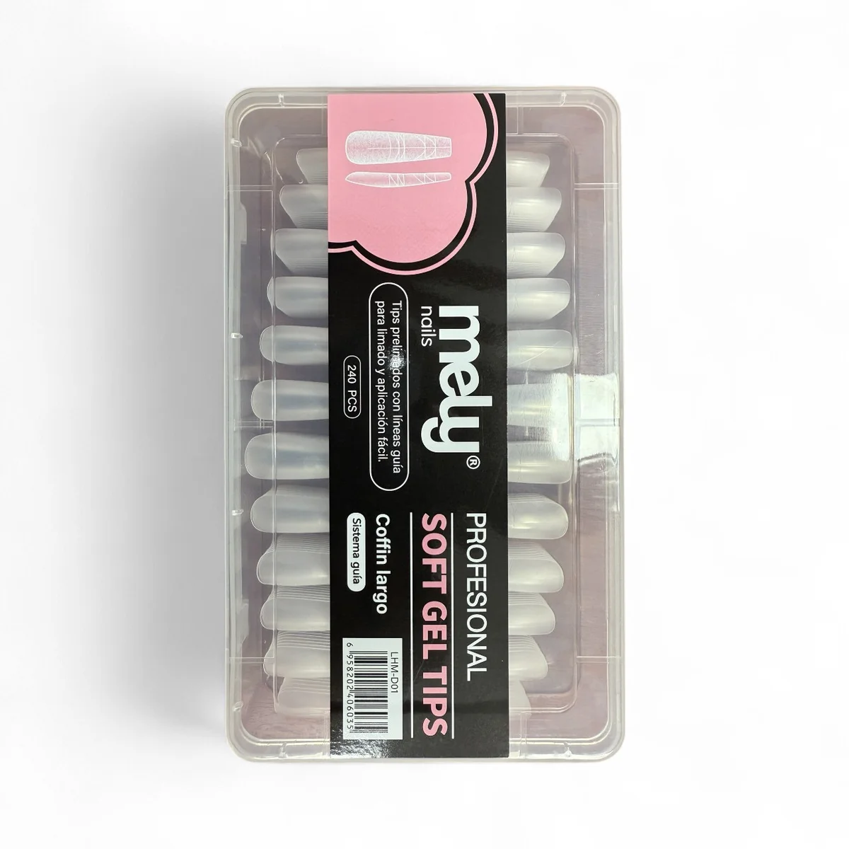 MELY TIPS SISTEMA GUIA COFFIN LARGO 240 PCS