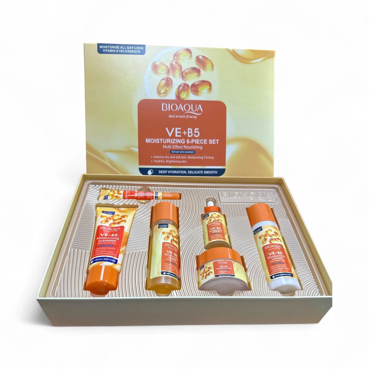 KIT BIOAQUA REAFIRMANTE ANTIARRUGA VE+B5