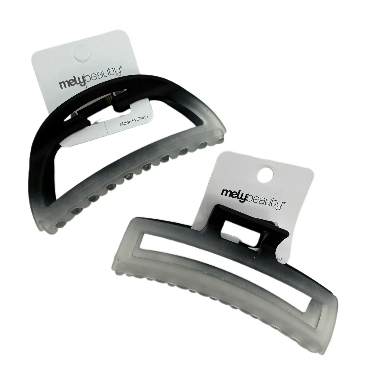 P*12 BROCHE DE PELO COLORES TRANSPARENTE MELY