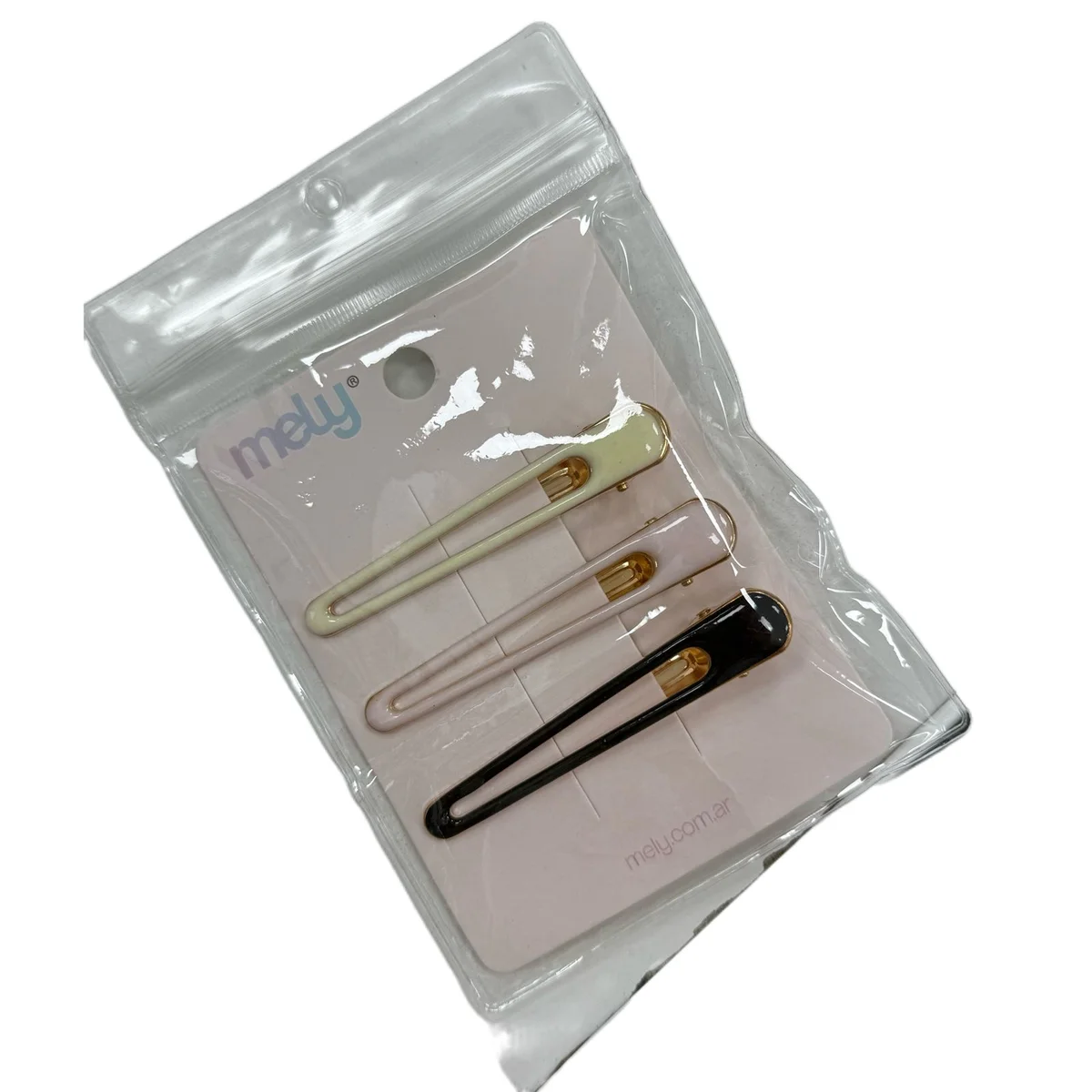 P*12 CLIP PELO TRICOLORES MELY