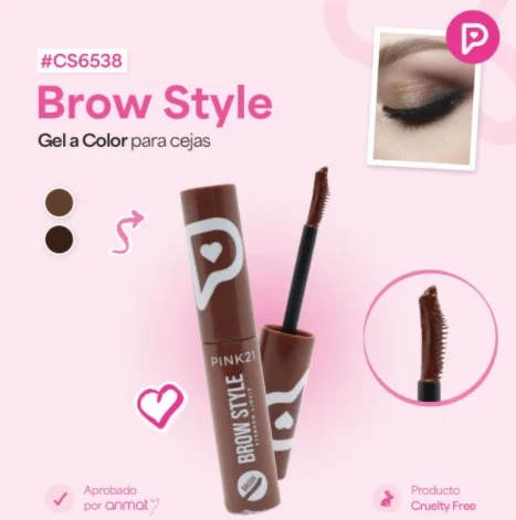 GEL COLOR PARA CEJAS PINK21