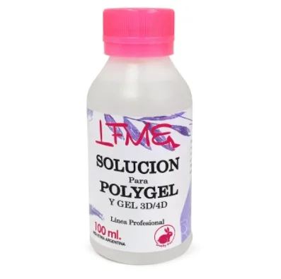 SOLUCION PARA POLYGEL 100ML FEM COLOR