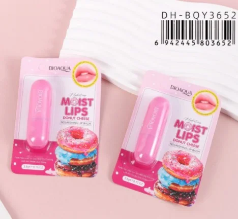 BALSAMO LABIAL HIDRATANTE DONUT CHEESE MOIST BIOAQUA