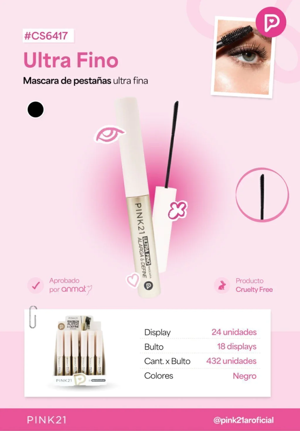 C*24 MASCARA PINK21