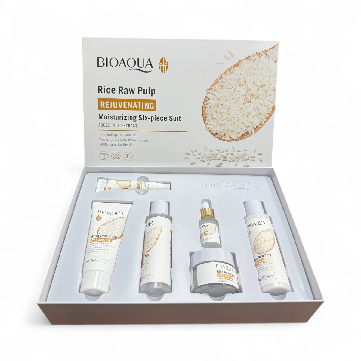 KIT BIOAQUA RICE RAW PULP 6 PCS