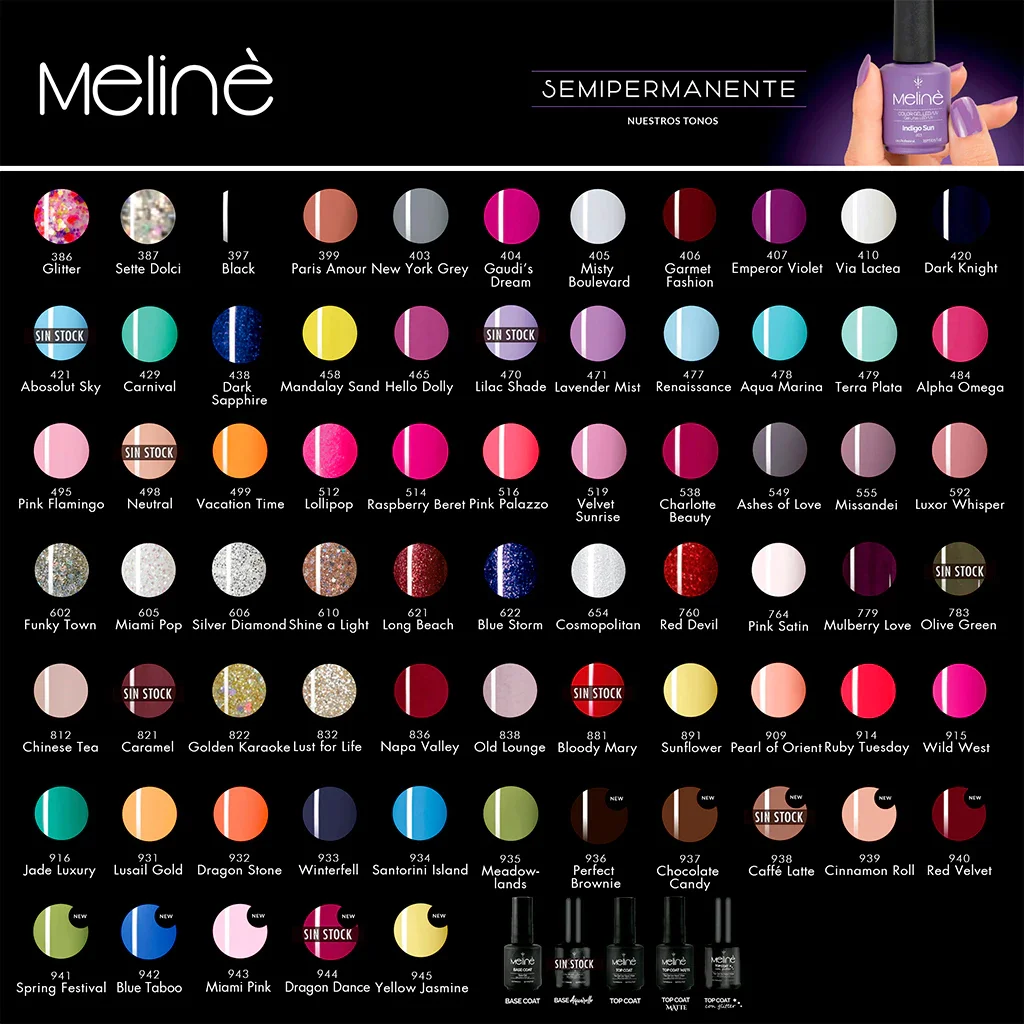 C*25 MELINE COLOR GEL LED/UV