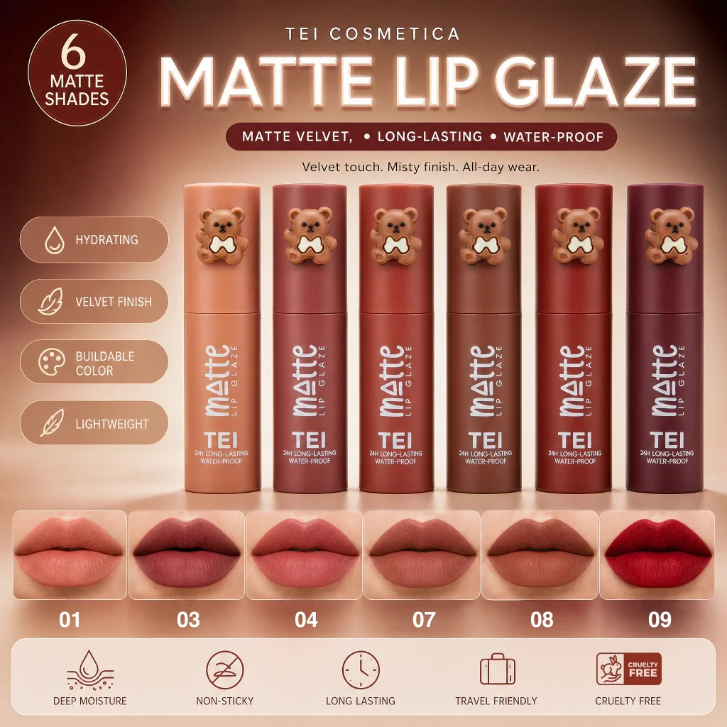 LABIAL MATTE CON OSITO TEI