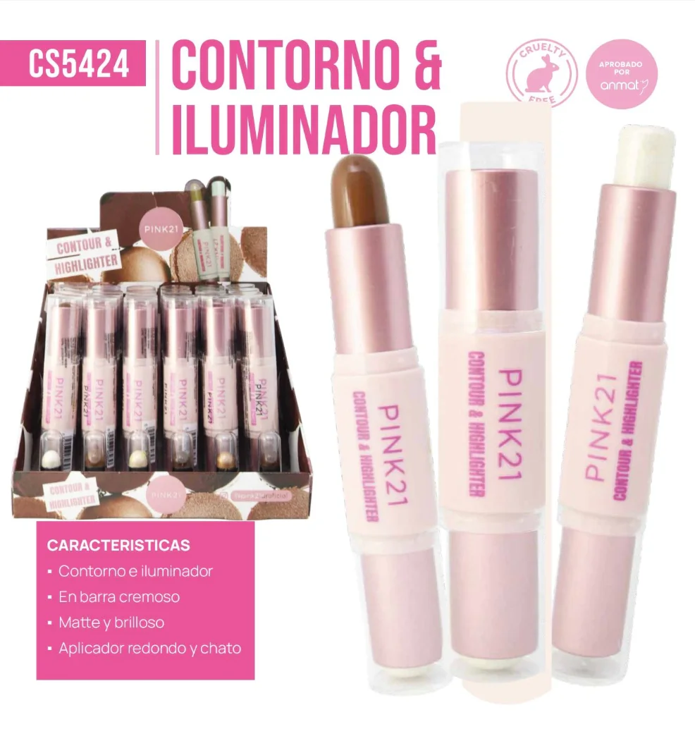 C*24 CONTOUR+HIGHLIGHTER PINK21
