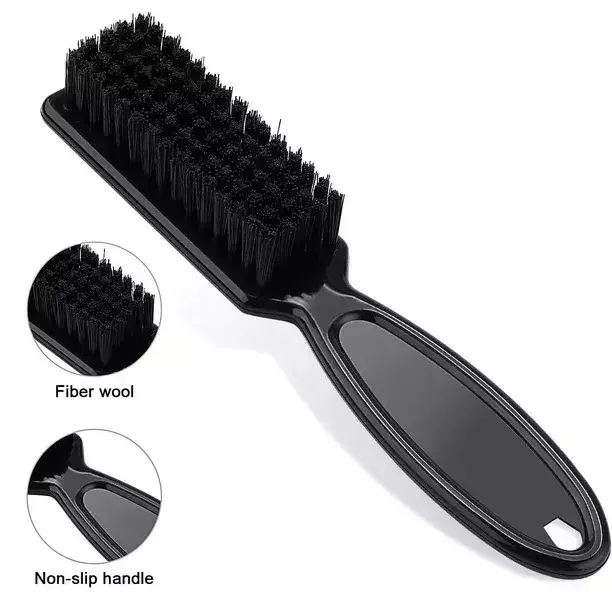 CEPILLO PARA ELIMINAR POLVO MANICURA COLOR NEGRO MELY