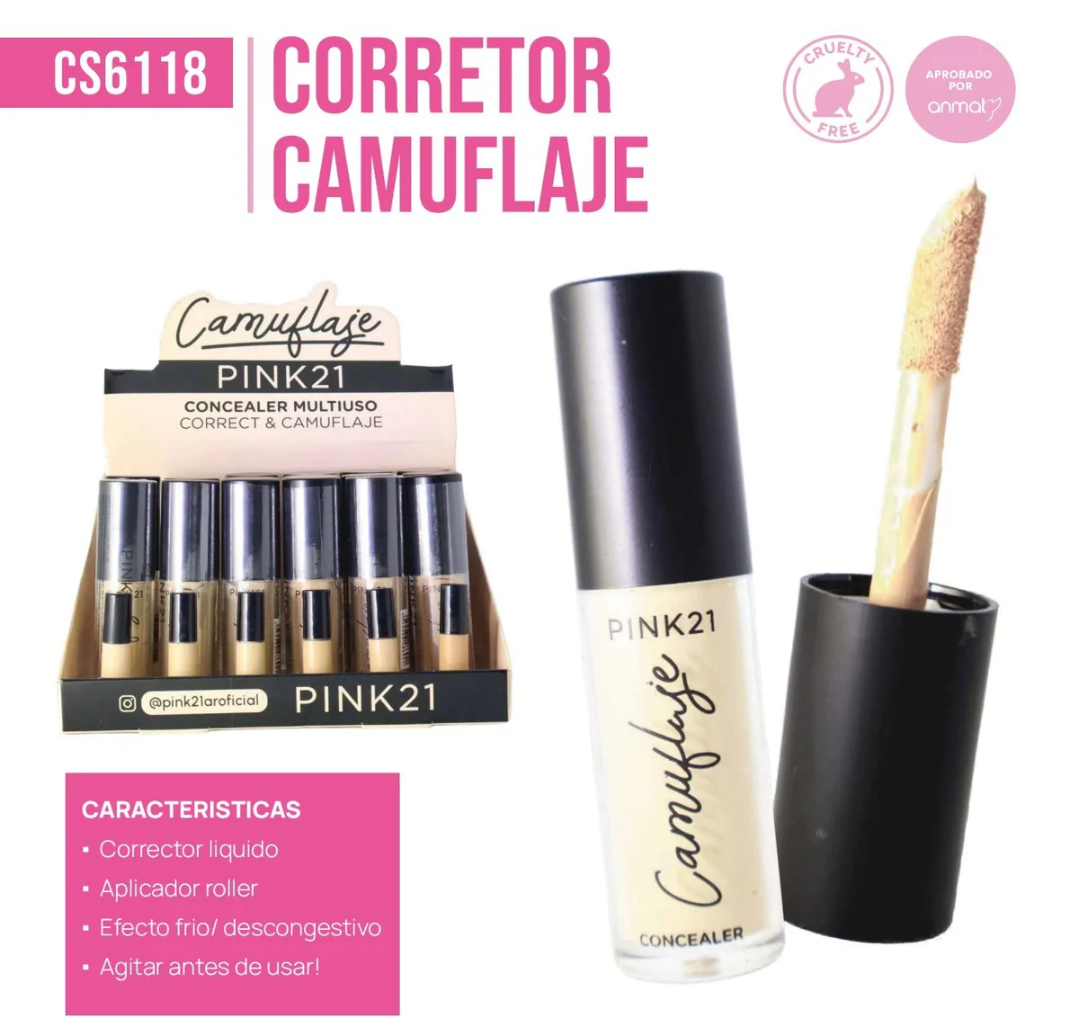 C*24 CONCEALER PINK21