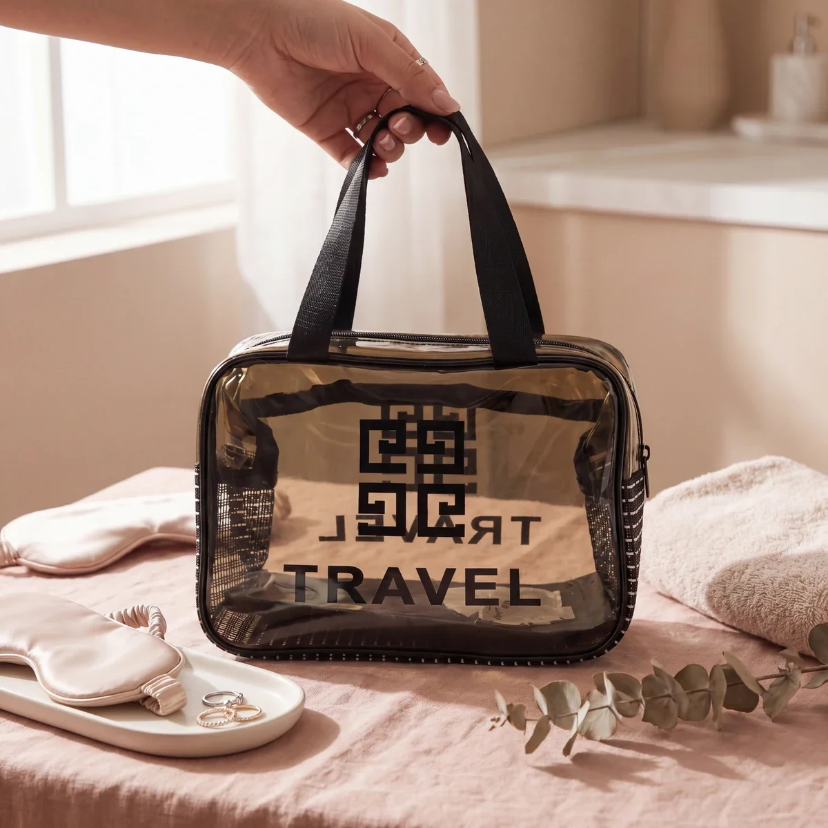BOLSA ORGANIZADORA TRANSPARENTE MELY