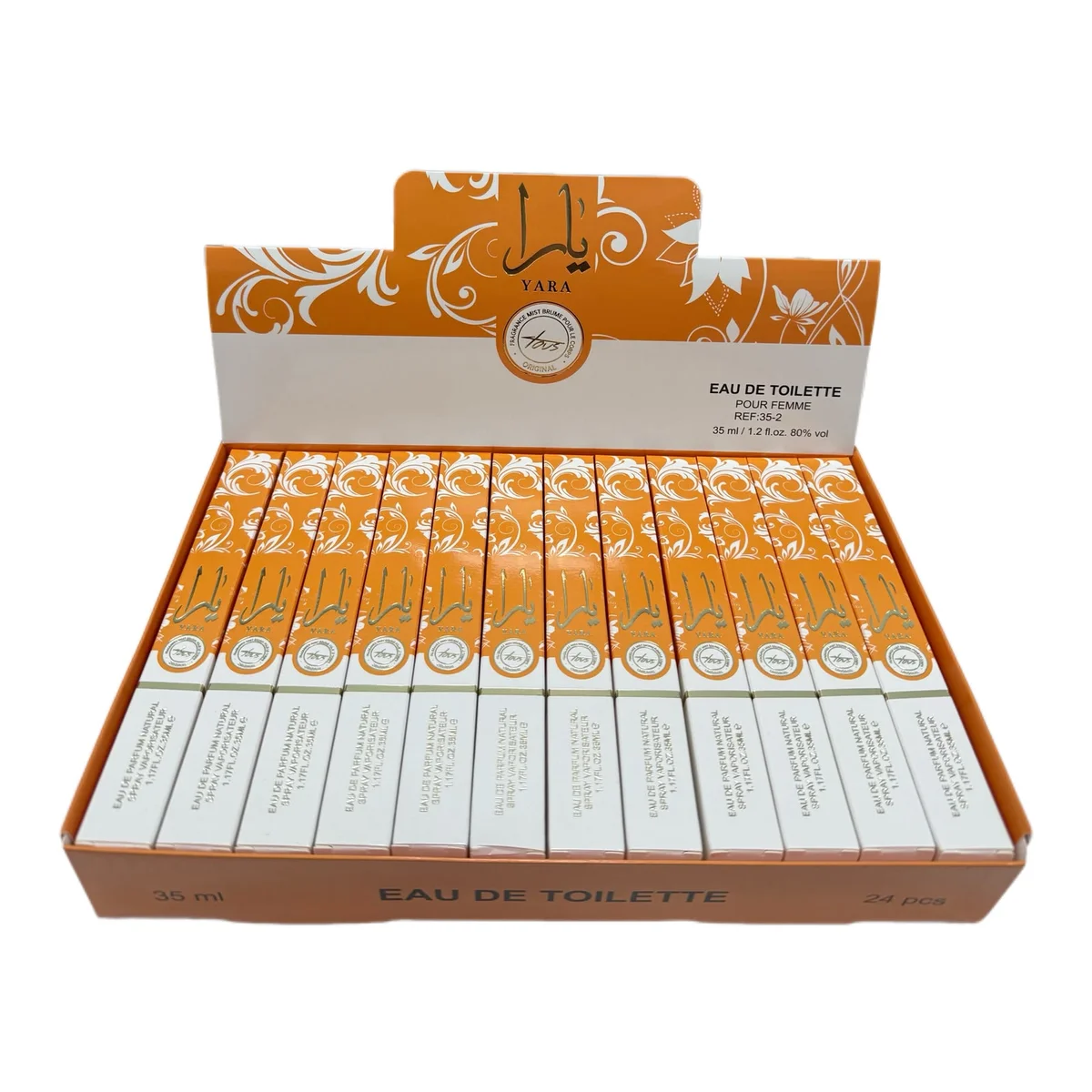 PERFUME ARABE YARA AMARILLO TUBITO 35ML