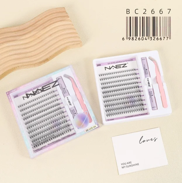 P*10 KIT DE EXTENSIONES DE PESTANAS DIY NAEZ