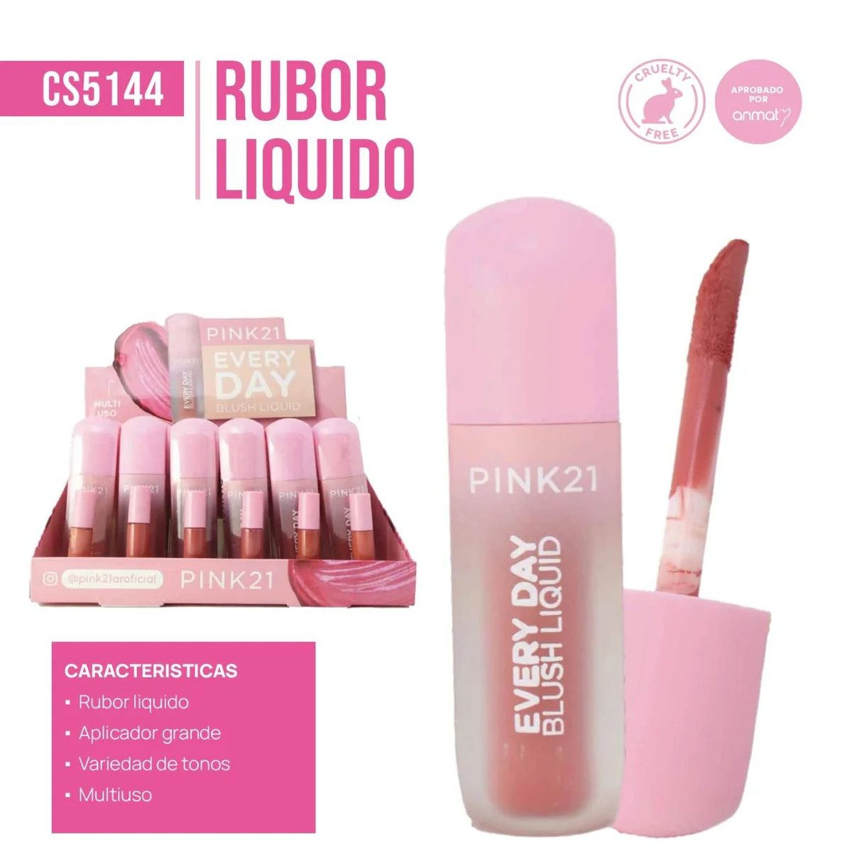 C*24 RUBOR LIQUID PINK21