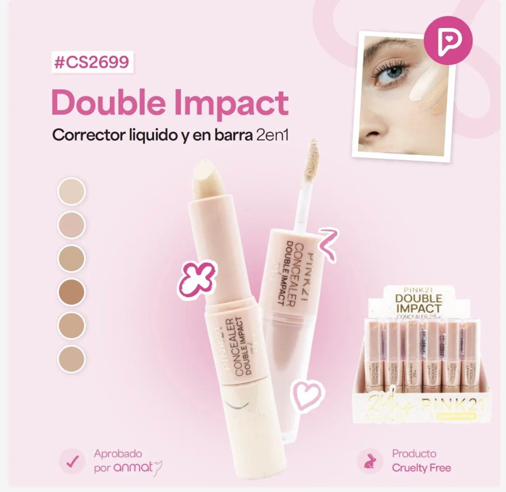CORRECTOR DOBLE PUNTA PINK21