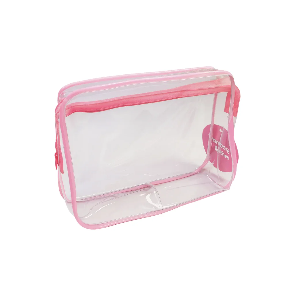 NECESER DE VIAJE TRANSPARENTE PVC