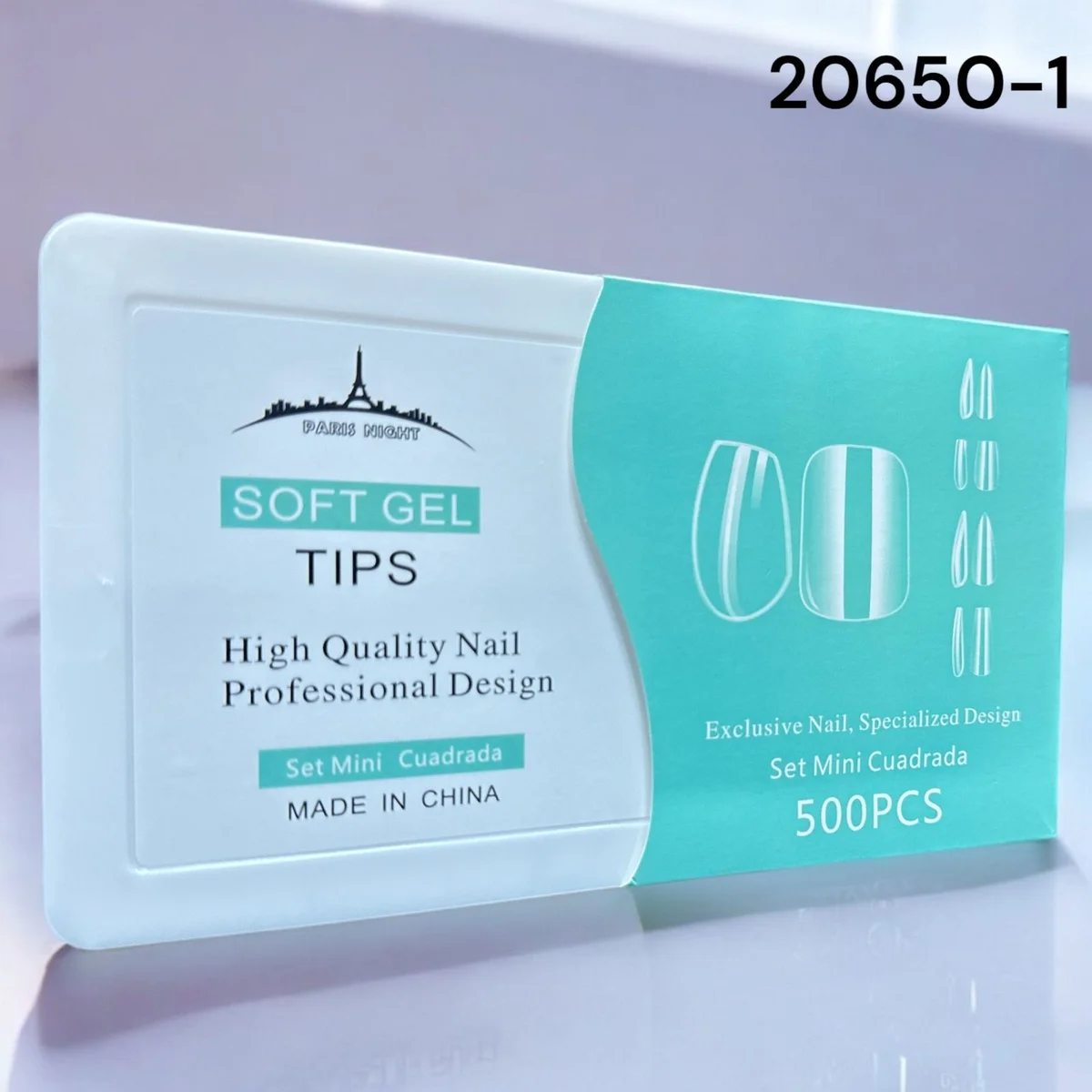 PARIS NIGHT TIPS SOFT GEL 500 PCS
