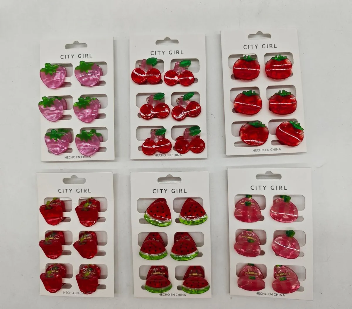 P*12 BROCHA PARA EL CABELLO CITY GIRL