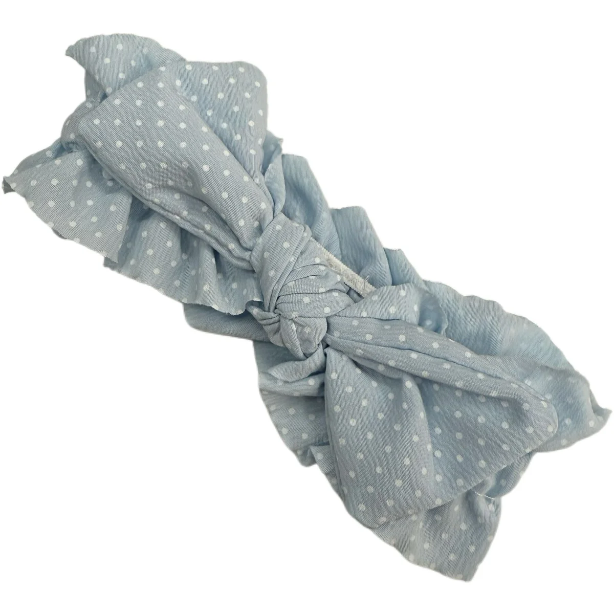 P*12 VINCHA DE TELA CON PUNTOS MELY