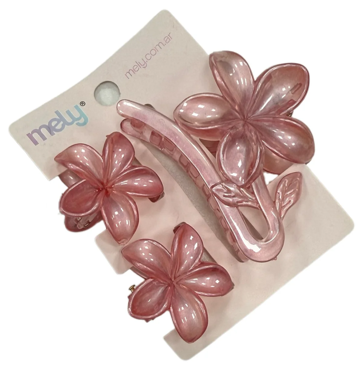 P*12 SET DE BROCHES DE PELO HAWAI MELY