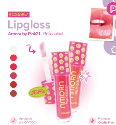 BRILLO LABIAL PINK21