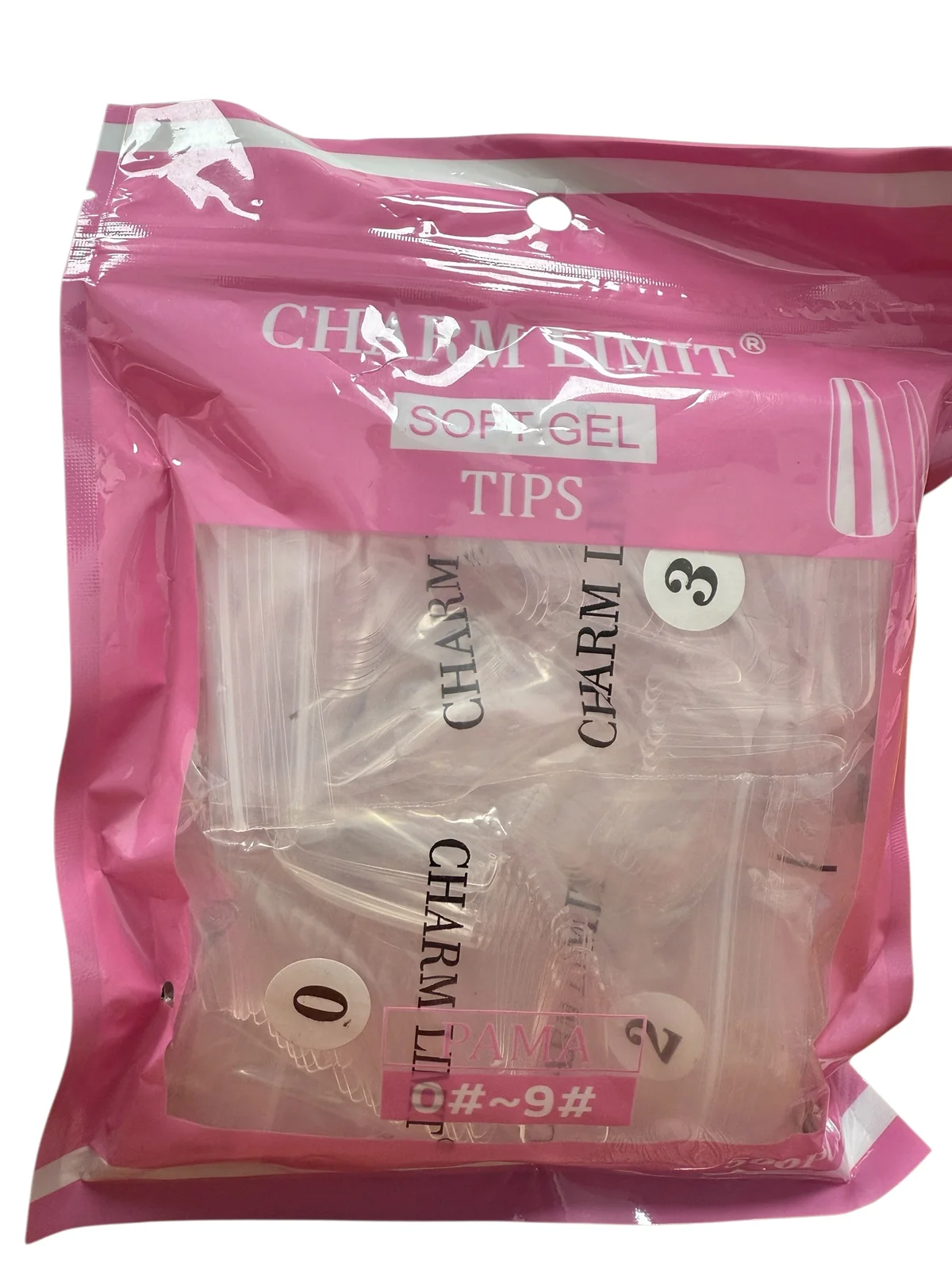 CHARM LIMIT TIPS SOFT GEL 500 PCS