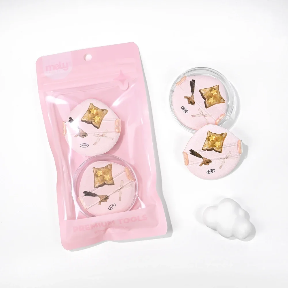 P*12 SET DE ESPONJA PARA MAQUILLAJE EN POLVO MELY