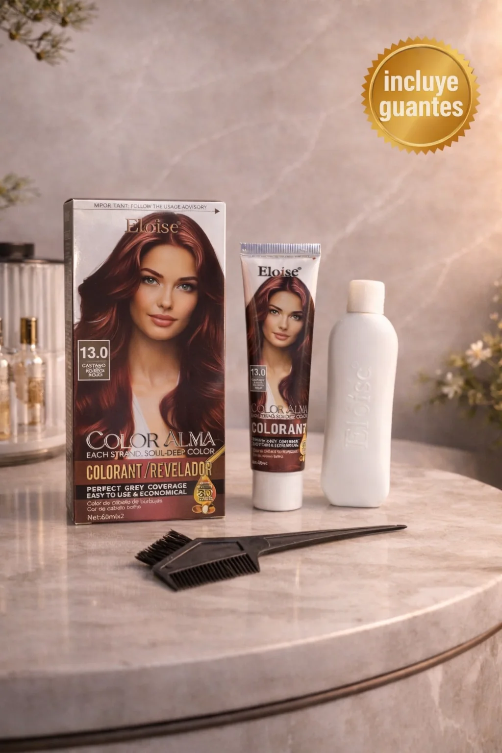 P*5 TINTURA 13.0 CASTANO CLARO ROJIZO+ROJO ELOISE