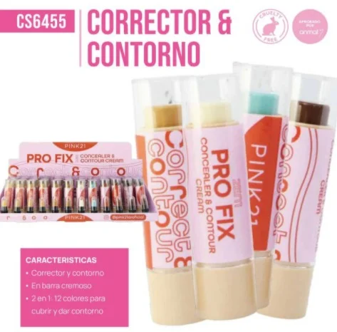 C*48 CONCEALER+CONTOUR CREAM PINK21