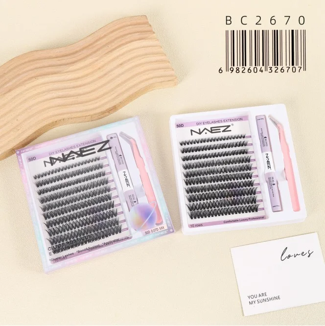P*10 KIT DE EXTENSIONES DE PESTANAS DIY NAEZ